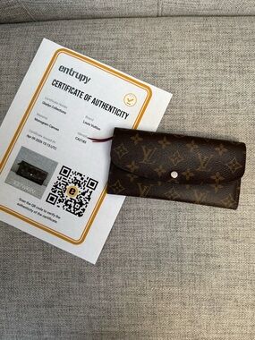 ✨ Louis Vuitton Monogram Emilie Wallet Fuchsia Interior ✨
